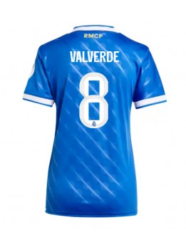 Real Madrid Federico Valverde #8 Replika Tredje Kläder Dam 2025-26 Kortärmad